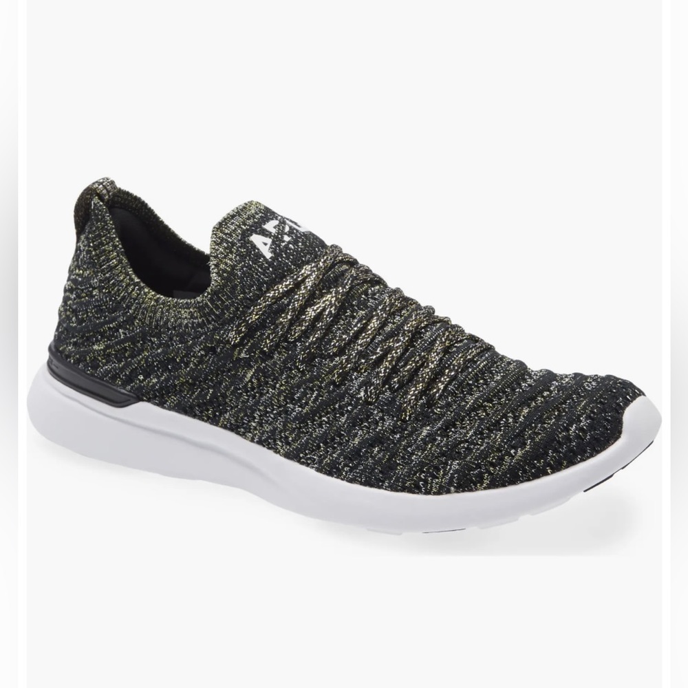 BRAND NEW IN BOX - APL TechLoom Wave Women’s Size 10 Metallic Black